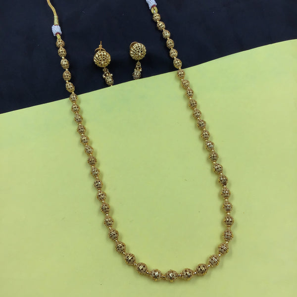 Don’t AsK Goldtone Red Crystal Imitation Pearl Necklace – Elegant Layering Necklace