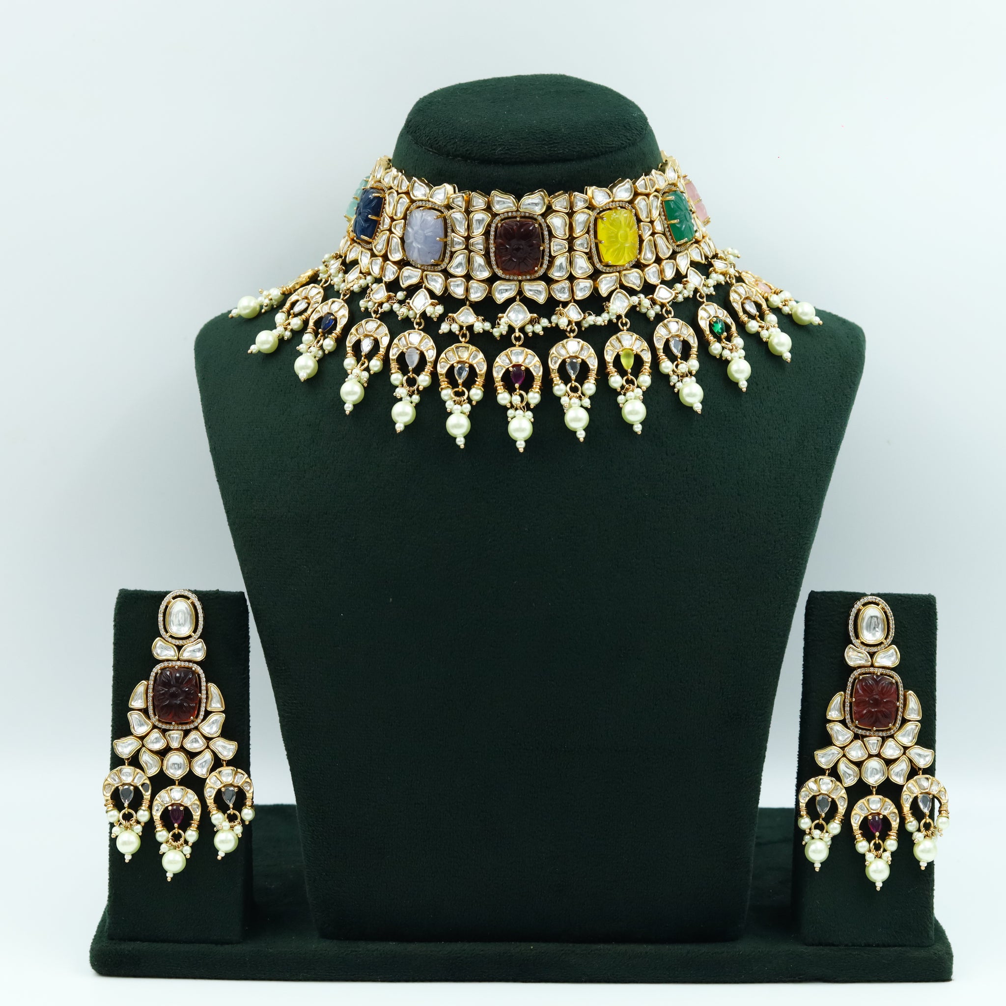 Choker Kundan Necklace Set 5291-68