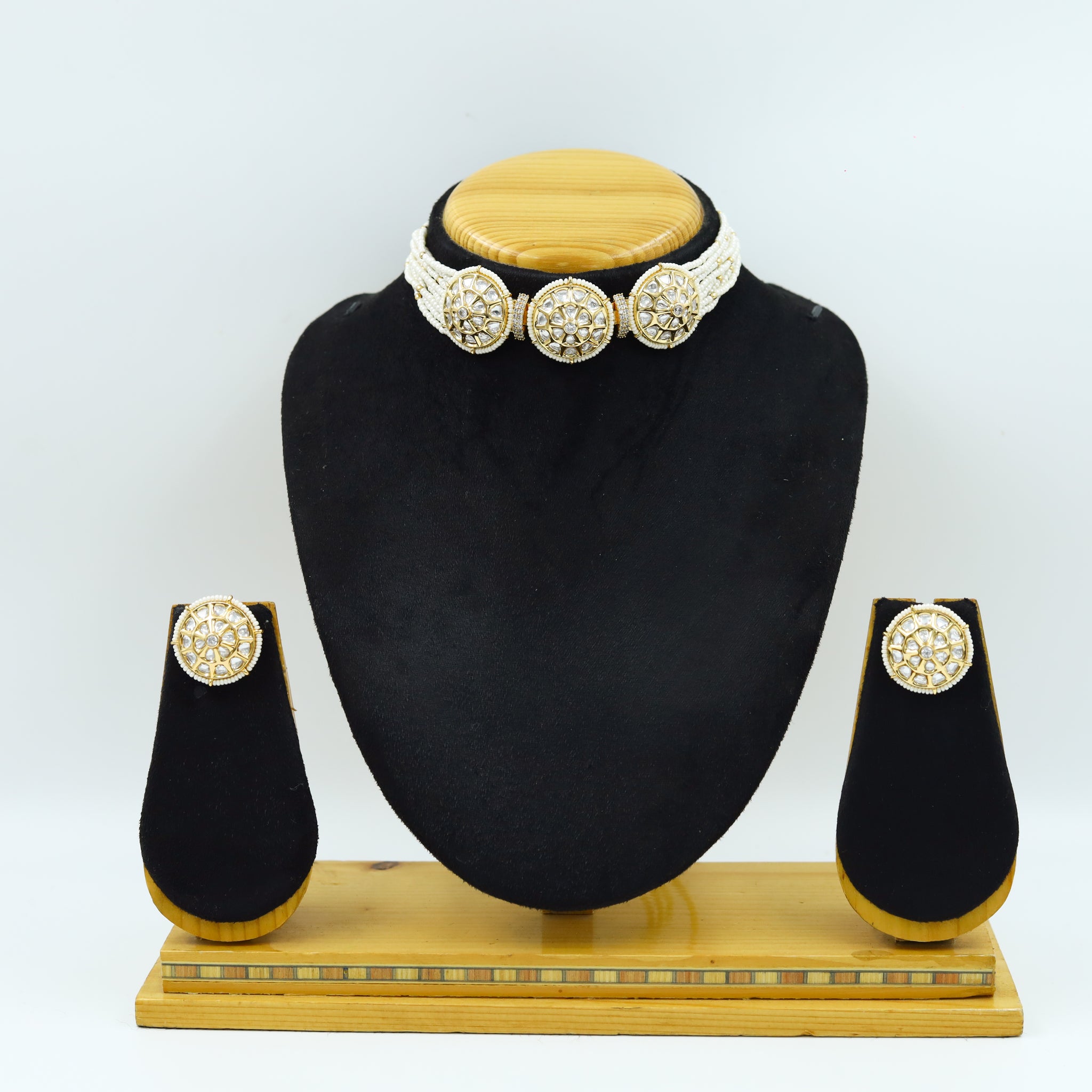Choker Kundan Necklace Set 12791-68