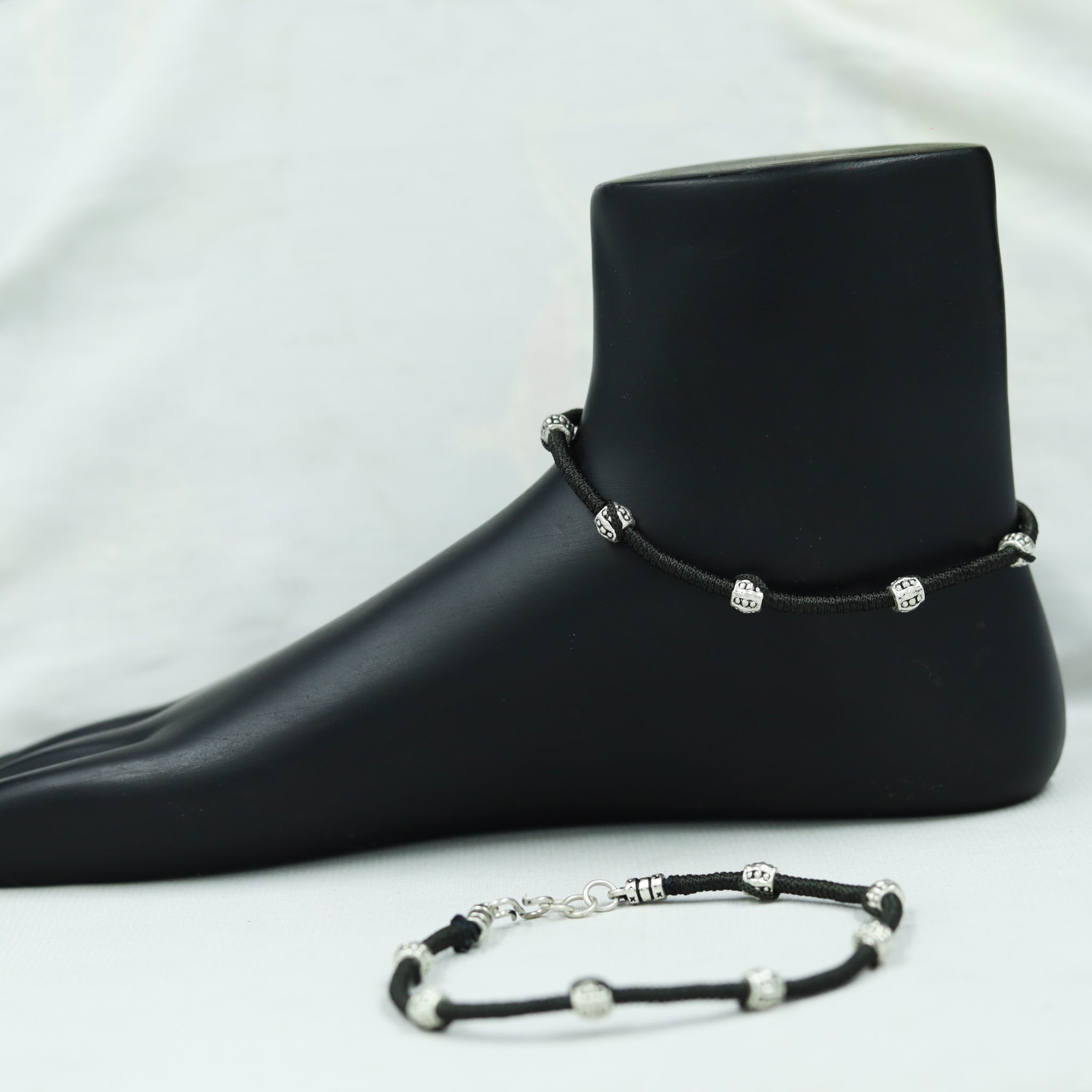 Black Payal/Anklets 15169-2315