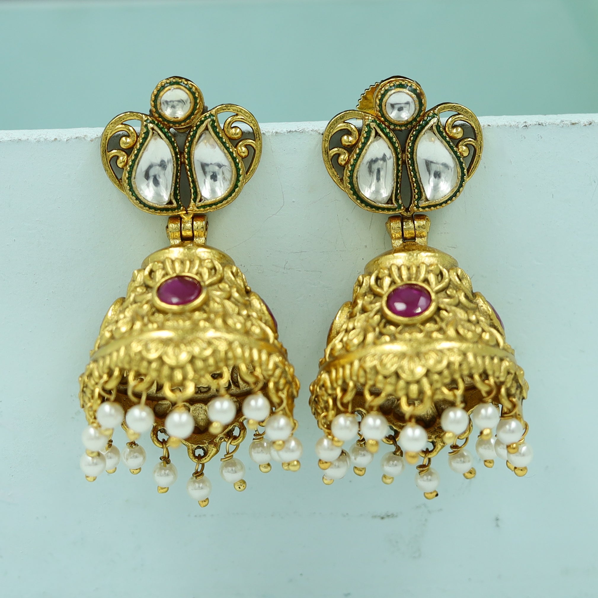 Jhumki Antique Earring 11454