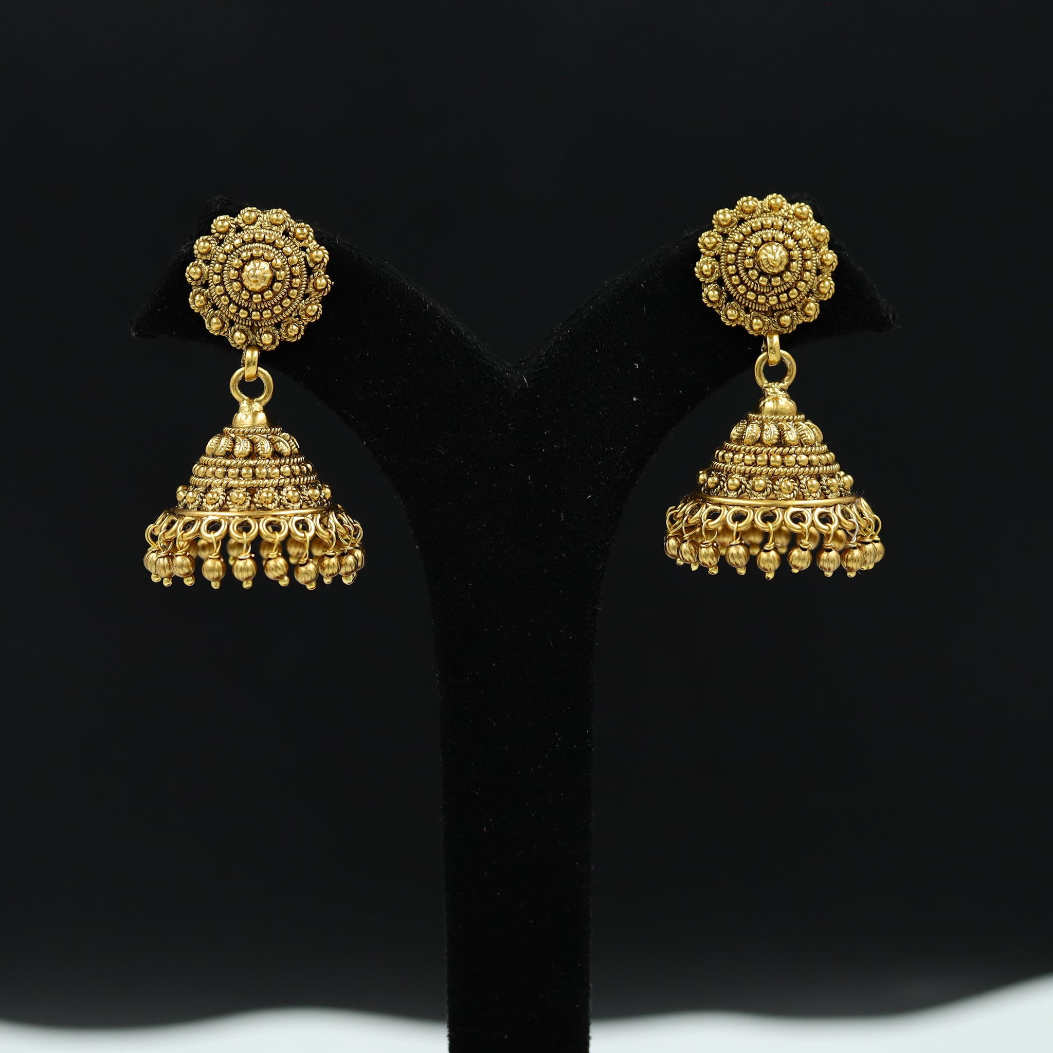 Jhumki Antique Earring 10291-28