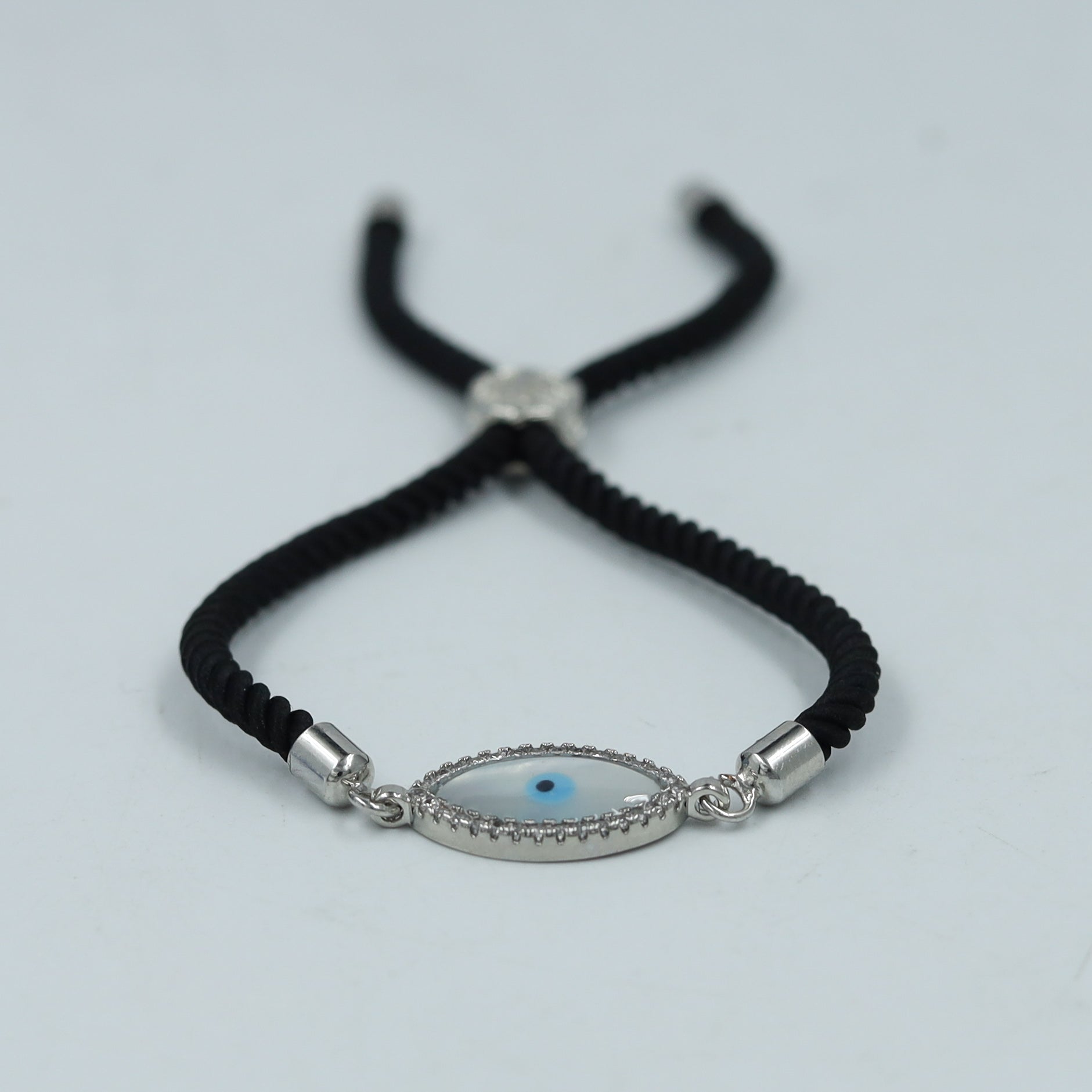 Evil Eye Silver Plated Bracelet 9813-05