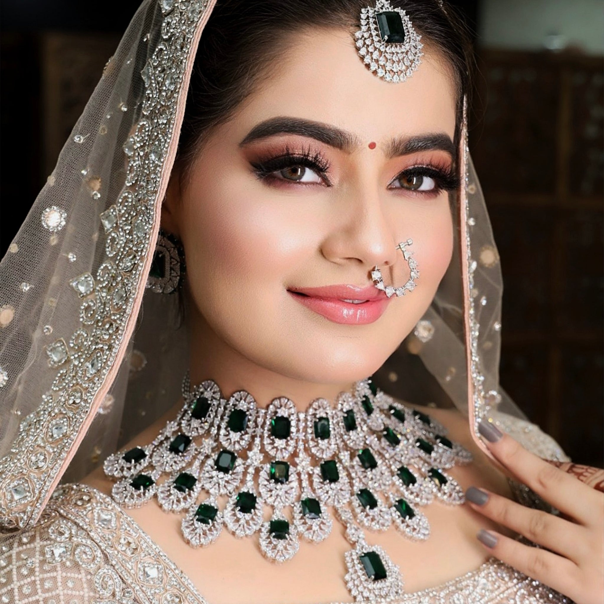 Kiara Advani Bridal Choker Set 8345-33 - Dazzles Jewellery