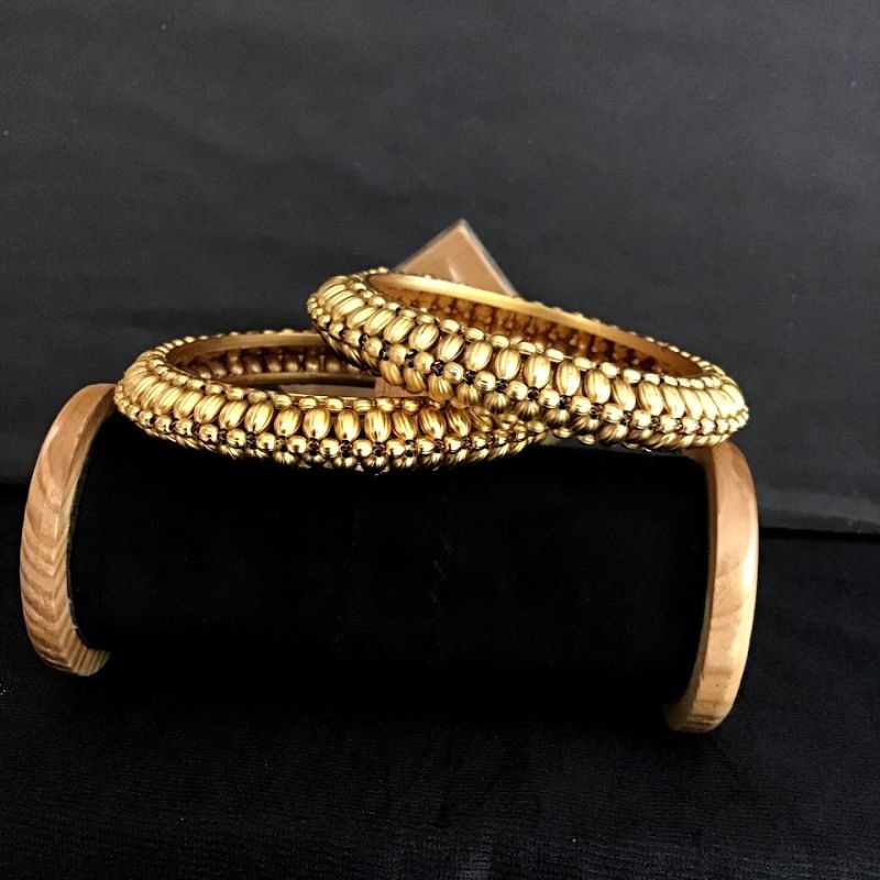 Gold Bangles/Kada 1721-5786 - Dazzles Jewellery