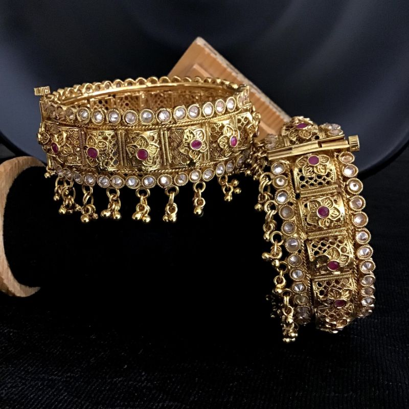 Ruby Bangles/Kada 1732-5797 - Dazzles Jewellery