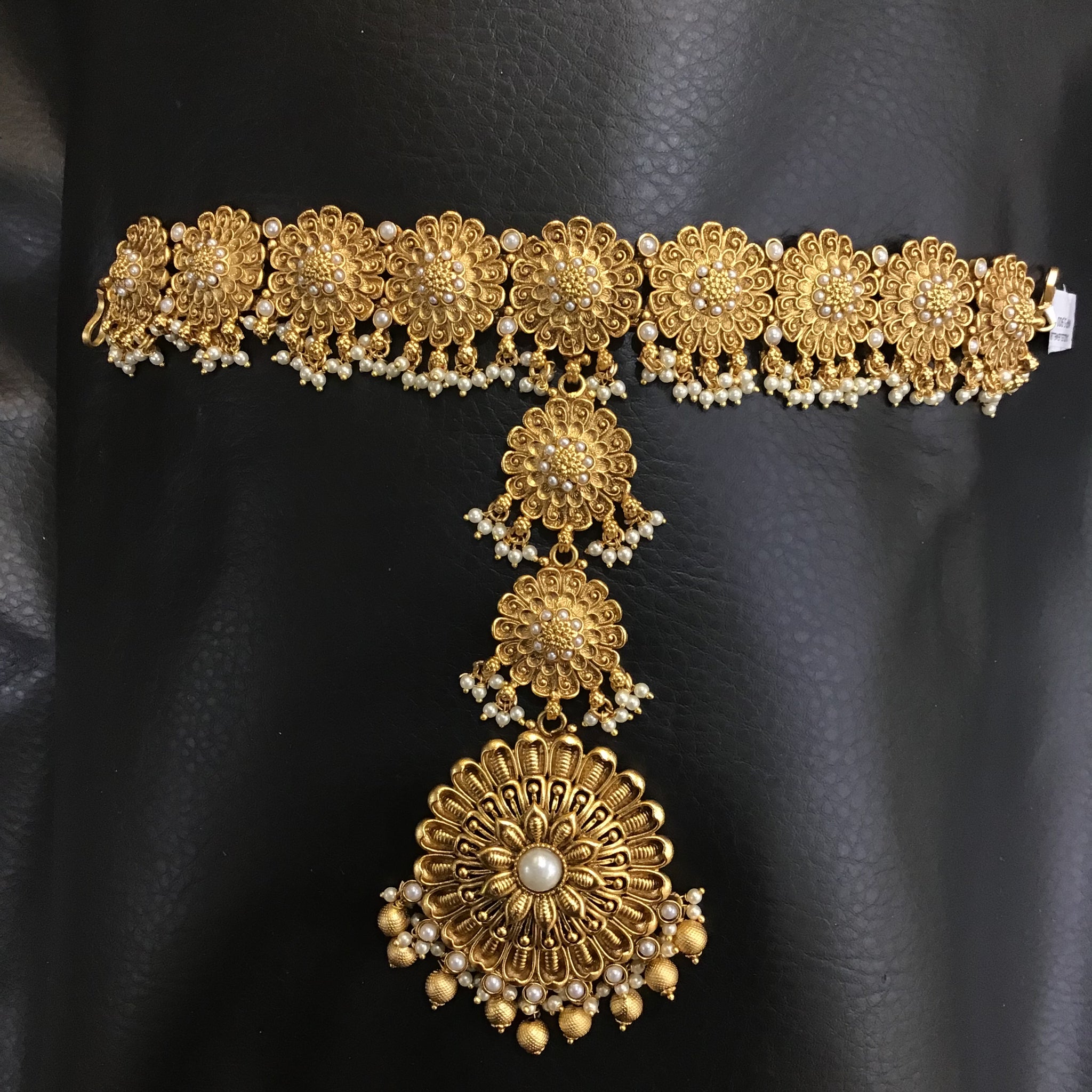 Antique Gold Polish Sheeshfool - Dazzles Jewellery