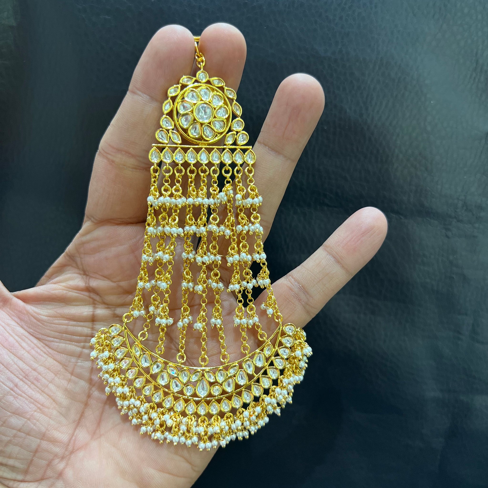 Kundan Passa 5889-28 - Dazzles Jewellery