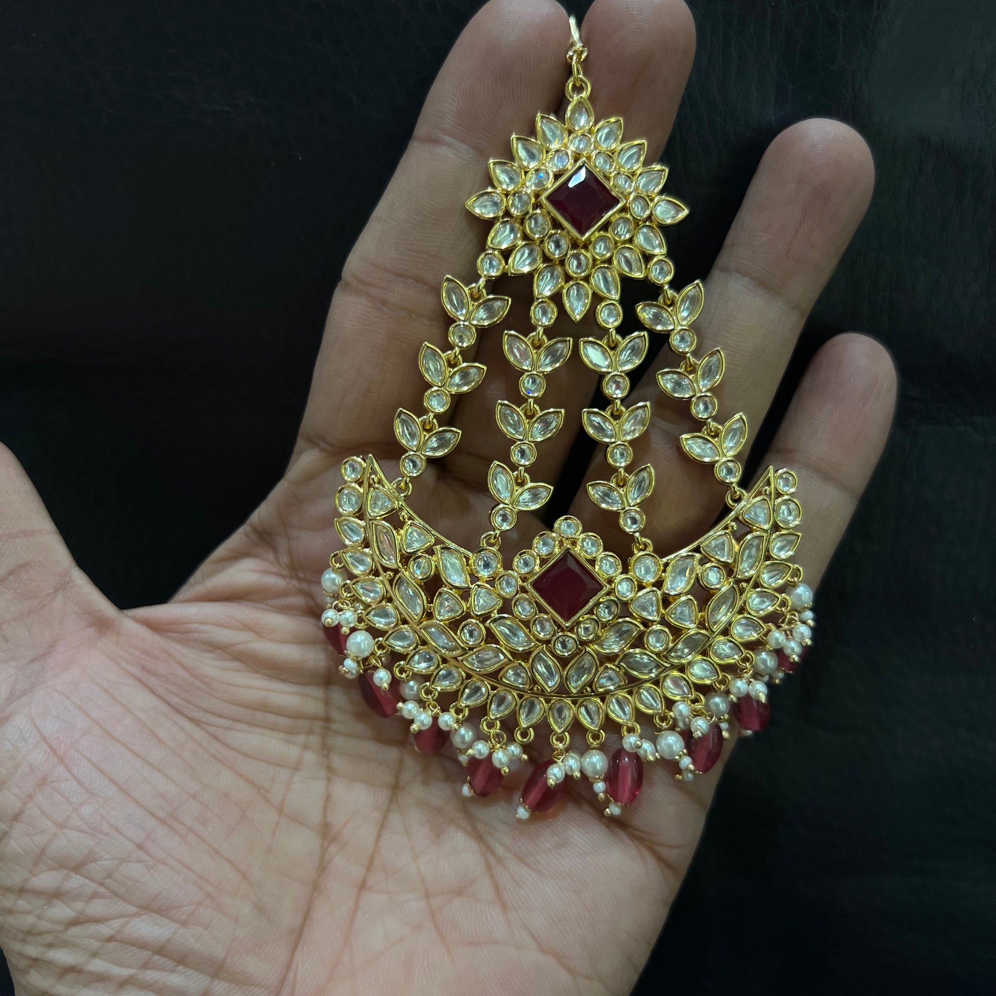 Kundan Passa 5887-28 - Dazzles Jewellery