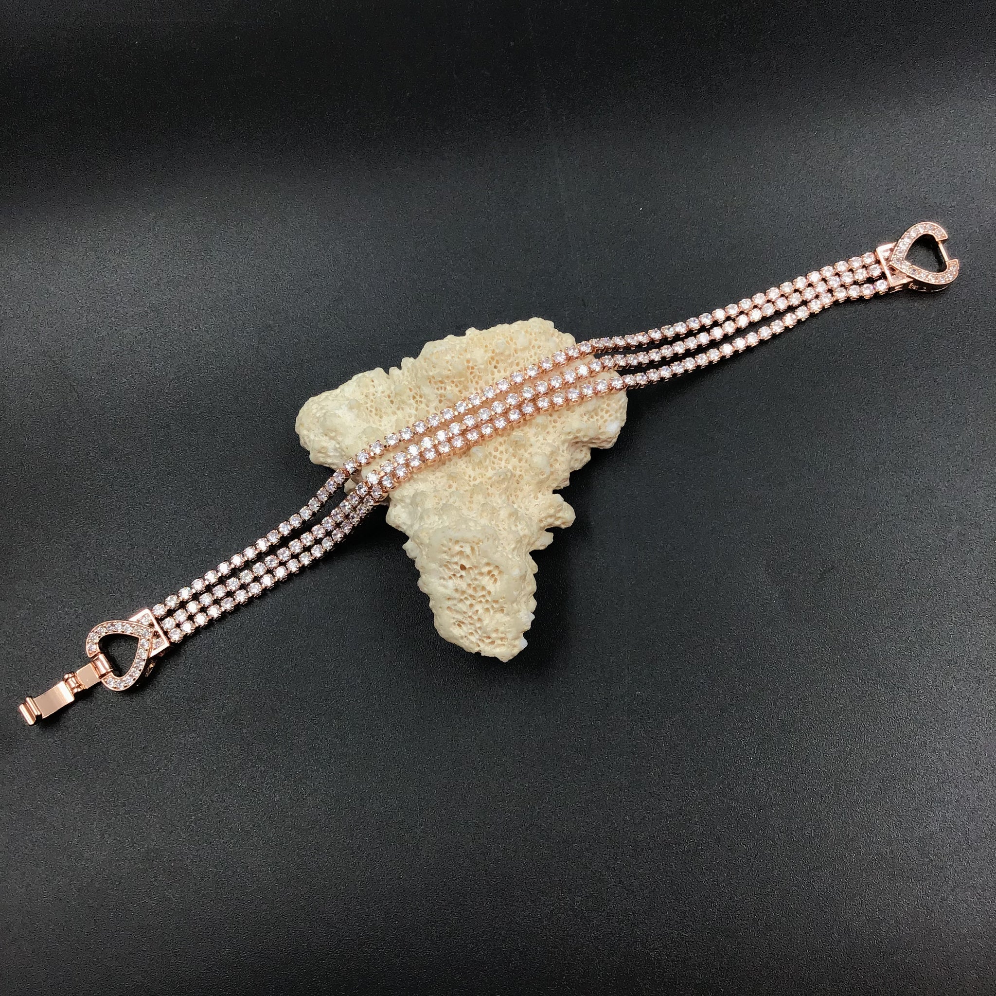 Zircon/AD Bracelet 5025-05 - Dazzles Jewellery