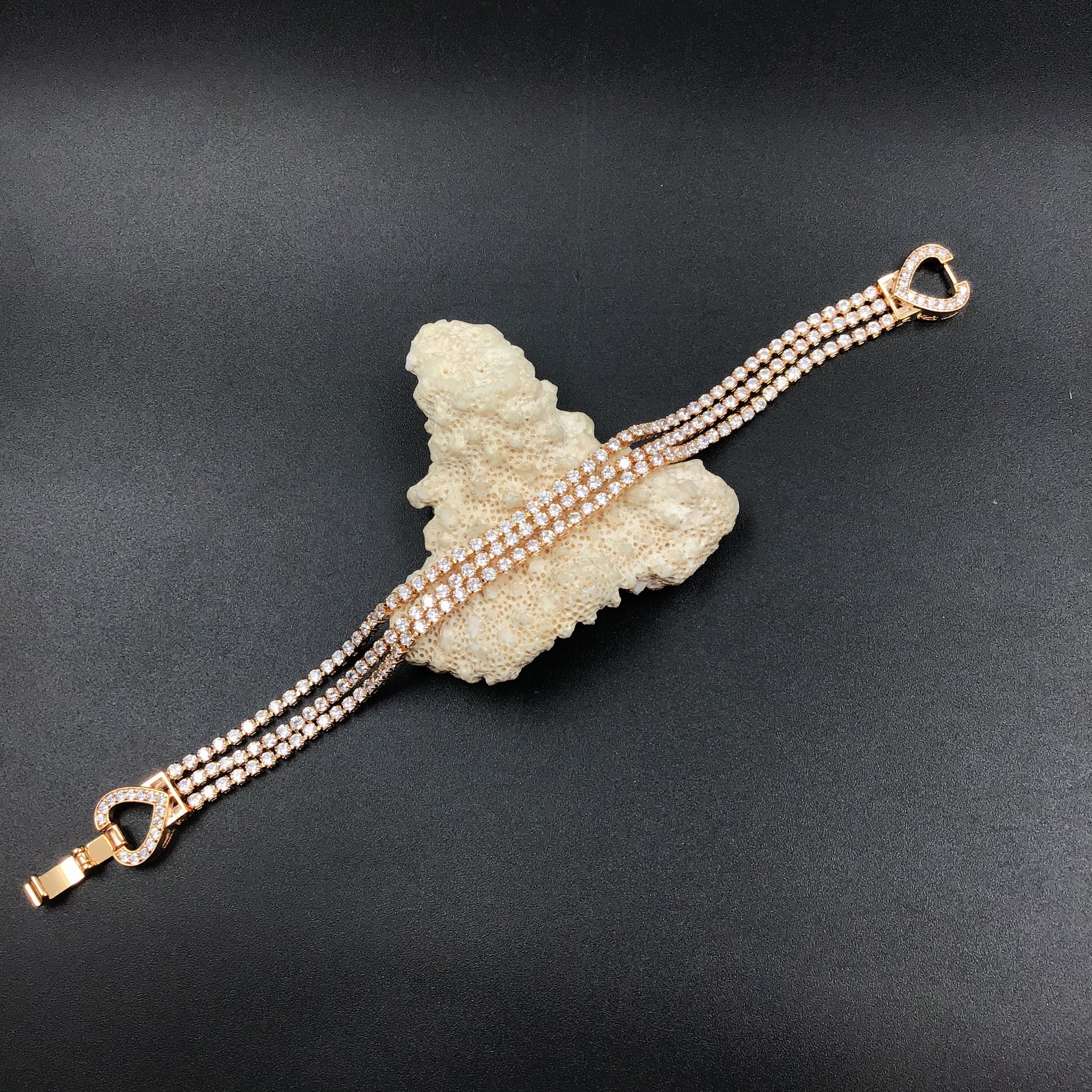 Zircon/AD Bracelet 5025-05 - Dazzles Jewellery