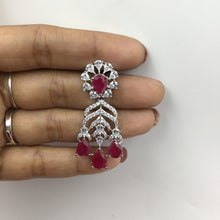 Round Neck Zircon/AD Necklace Set 16558-69