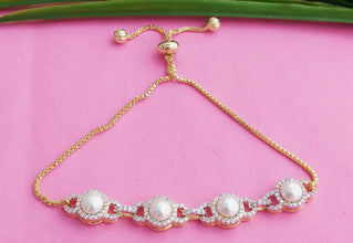 Adjustable Zircon/AD Bracelet 17377-31