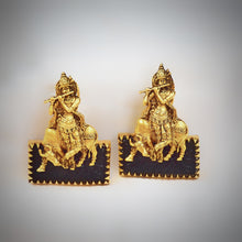 Danglers Temple Earring 4486-82 - Dazzles Jewellery