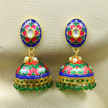 Meenakari Jhumki Fashion Earring 9907-R