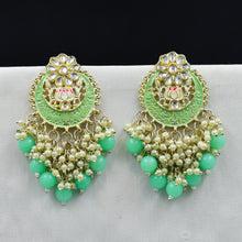 Meenakari Chandbali Fashion Earring 9876-R