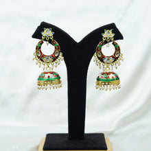 Meenakari Chandbali Fashion Earring 9909-R