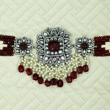 Kundan Pearl Choker Set in Victorian Finish 19448-6630
