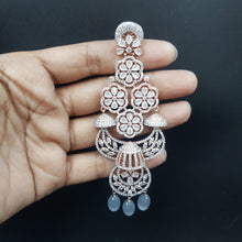 Designer Zircon/AD Long Earring 12263-8643