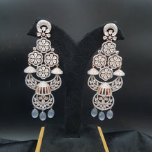 Designer Zircon/AD Long Earring 12263-8643