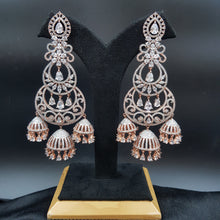 Long Stylish Zircon/AD Earring Daglers 13234-0093 - Dazzles Jewellery
