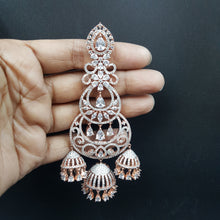 Long Stylish Zircon/AD Earring Daglers 13234-0093 - Dazzles Jewellery