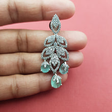 Round Neck Zircon/AD Necklace Set 8575-08 - Dazzles Jewellery