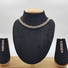 Round Neck Zircon/AD Necklace Set 8564-08 - Dazzles Jewellery