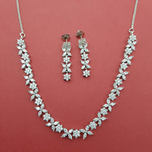 Round Neck Zircon/AD Necklace Set 8564-08 - Dazzles Jewellery