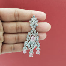 Round Neck Zircon/AD Necklace Set 8572-08 - Dazzles Jewellery