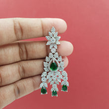 Round Neck Zircon/AD Necklace Set 8572-08 - Dazzles Jewellery