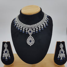 Round Neck Zircon/AD Necklace Set 8572-08 - Dazzles Jewellery