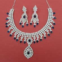 Round Neck Zircon/AD Necklace Set 8572-08 - Dazzles Jewellery