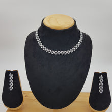 Round Neck Zircon/AD Necklace Set 8581-08 - Dazzles Jewellery