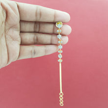 Light  Zircon/AD Earring 8643-08 - Dazzles Jewellery