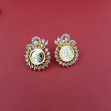 Tops/Studs Zircon/AD Earring 8614-08 - Dazzles Jewellery