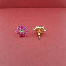 Tops/Studs Zircon/AD Earring 8605-08 - Dazzles Jewellery