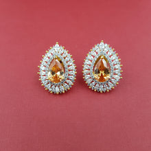 Tops/Studs Zircon/AD Earring 8877-100 - Dazzles Jewellery