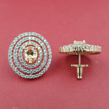 Tops/Studs Zircon/AD Earring 8915-100 - Dazzles Jewellery