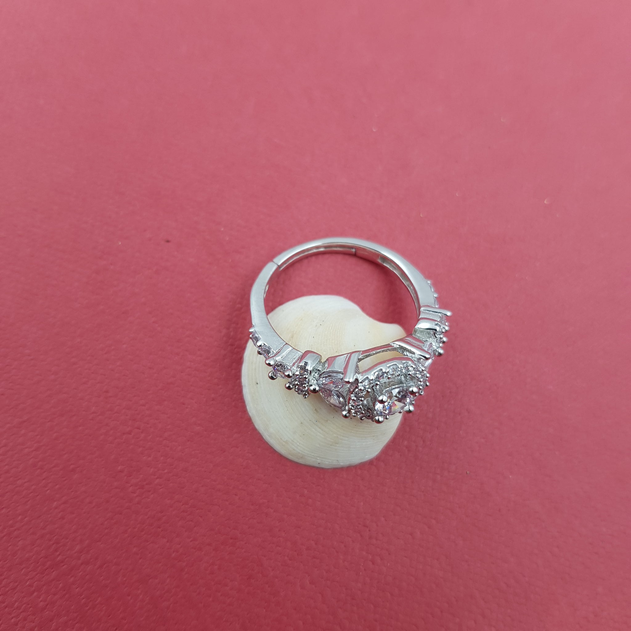 Zircon/AD Ring 8700-08 - Dazzles Jewellery