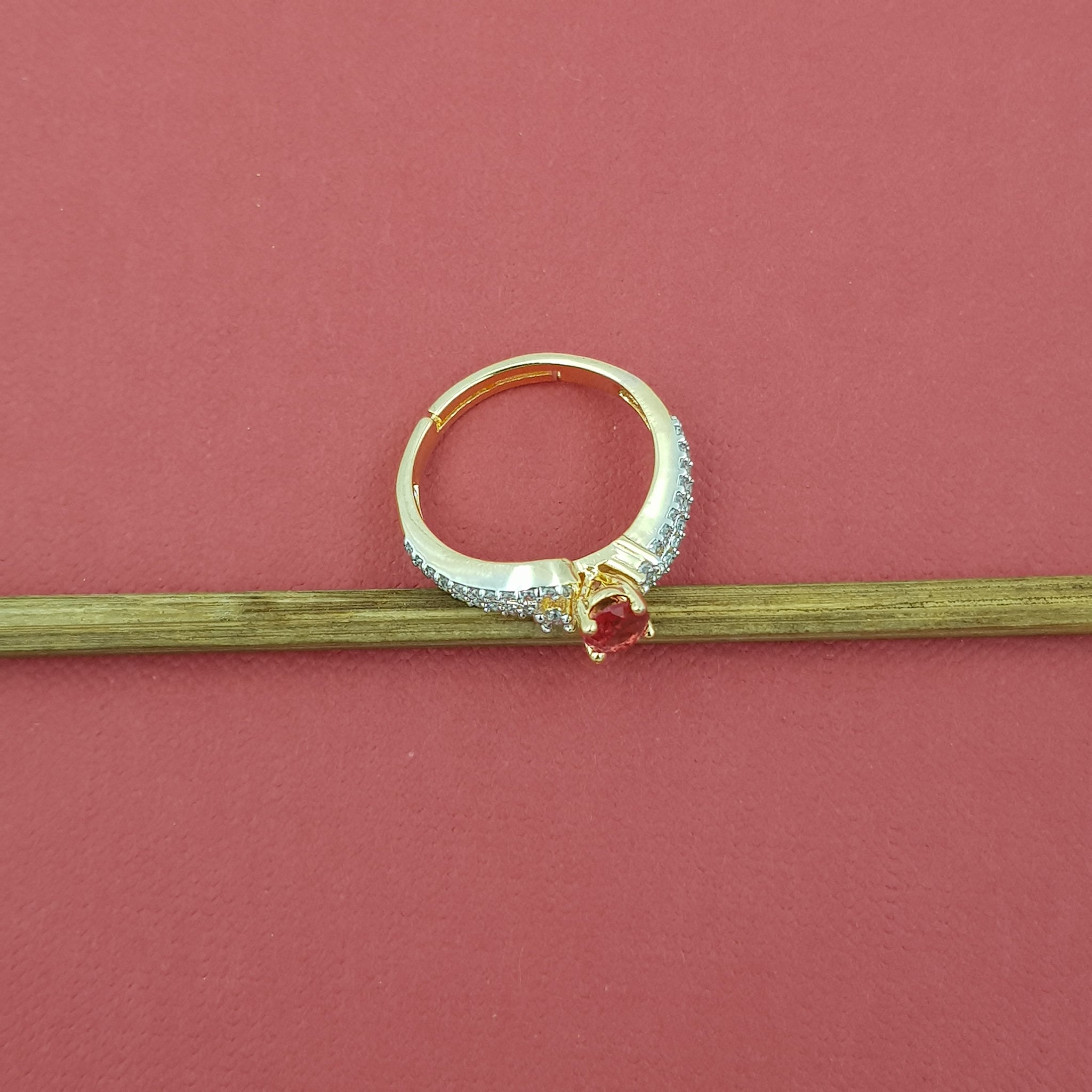Zircon/AD Ring 8674-08 - Dazzles Jewellery