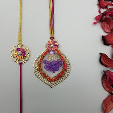 Rakhi Lumba Set 9628-76 - Dazzles Jewellery