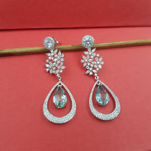 Silver Polish Zircon/AD Earring 6752-69