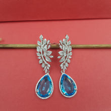 Silver Polish Zircon/AD Earring 6689-69