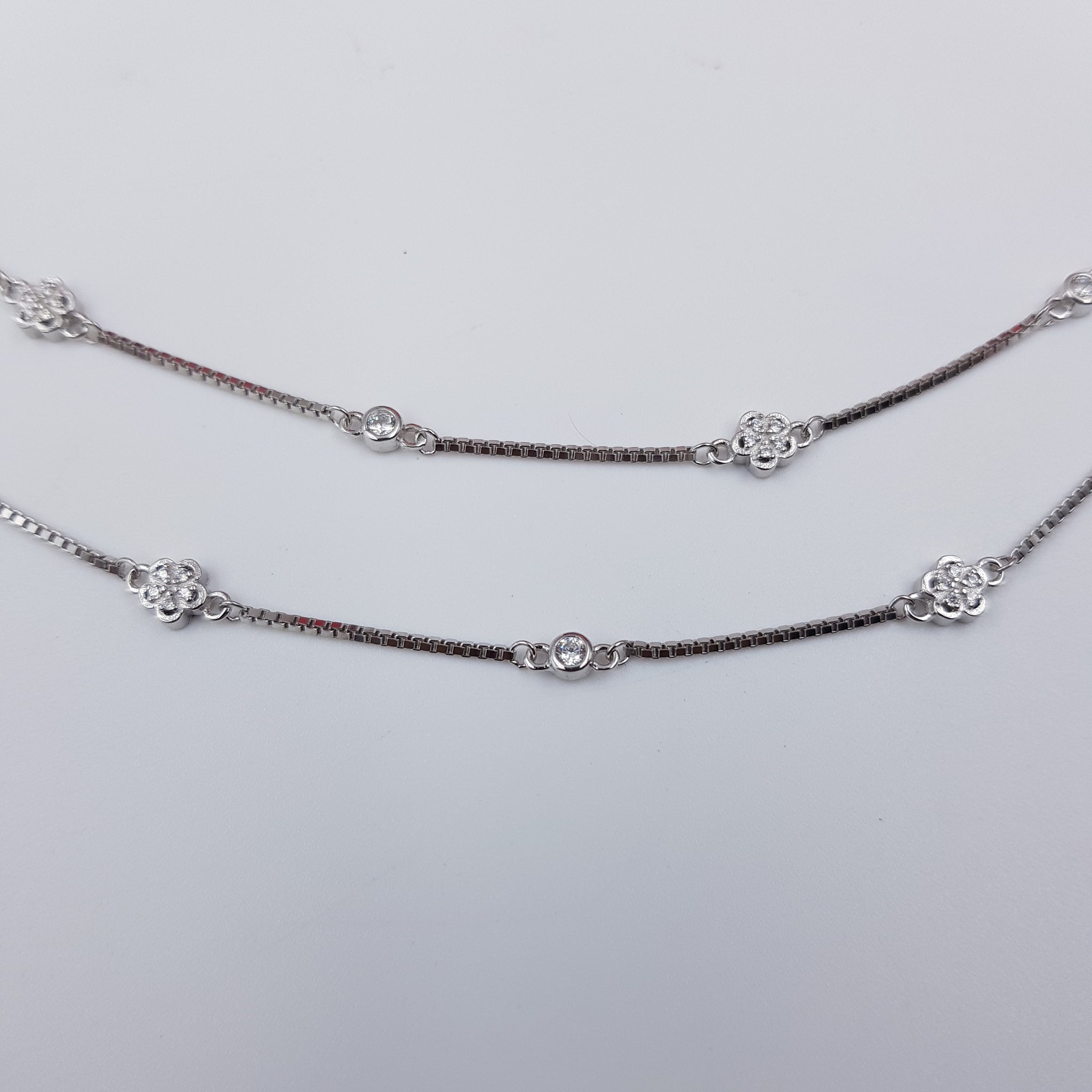 Pure 925 Silver Anklet 5126-22