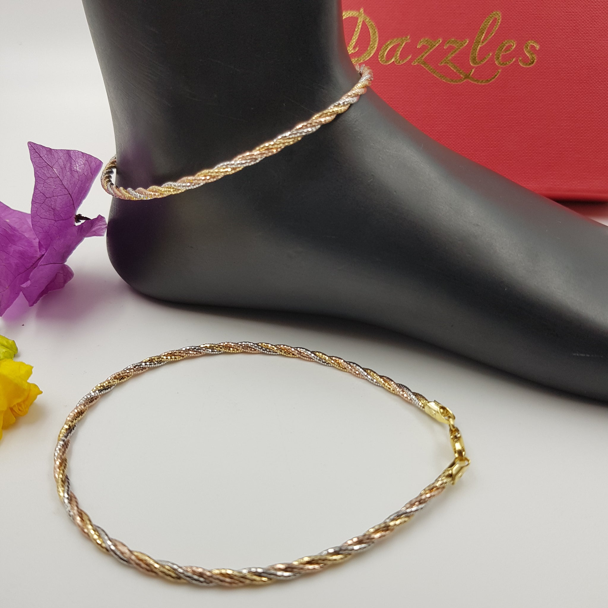 Pure 925 Silver Anklet 5086-22