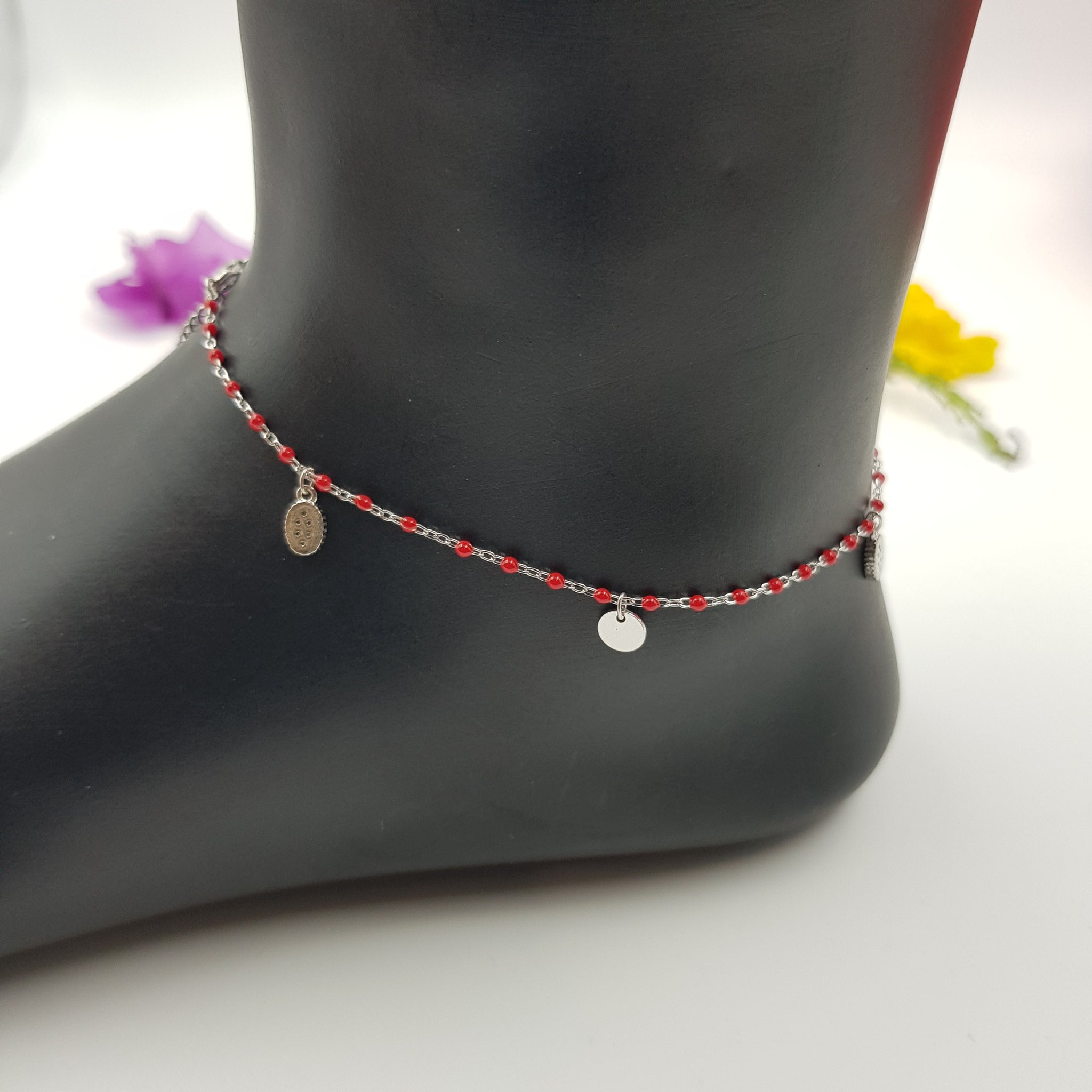 Pure 925 Hallmarked Payal/Anklet 8097-22