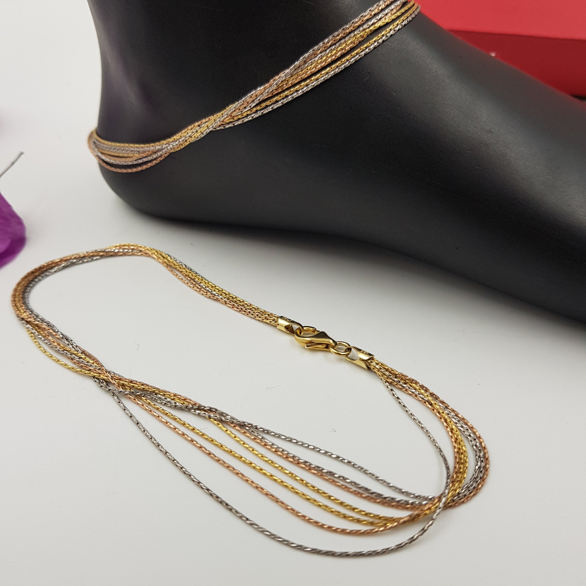 Pure 925 Hallmarked Payal/Anklet 8031-22