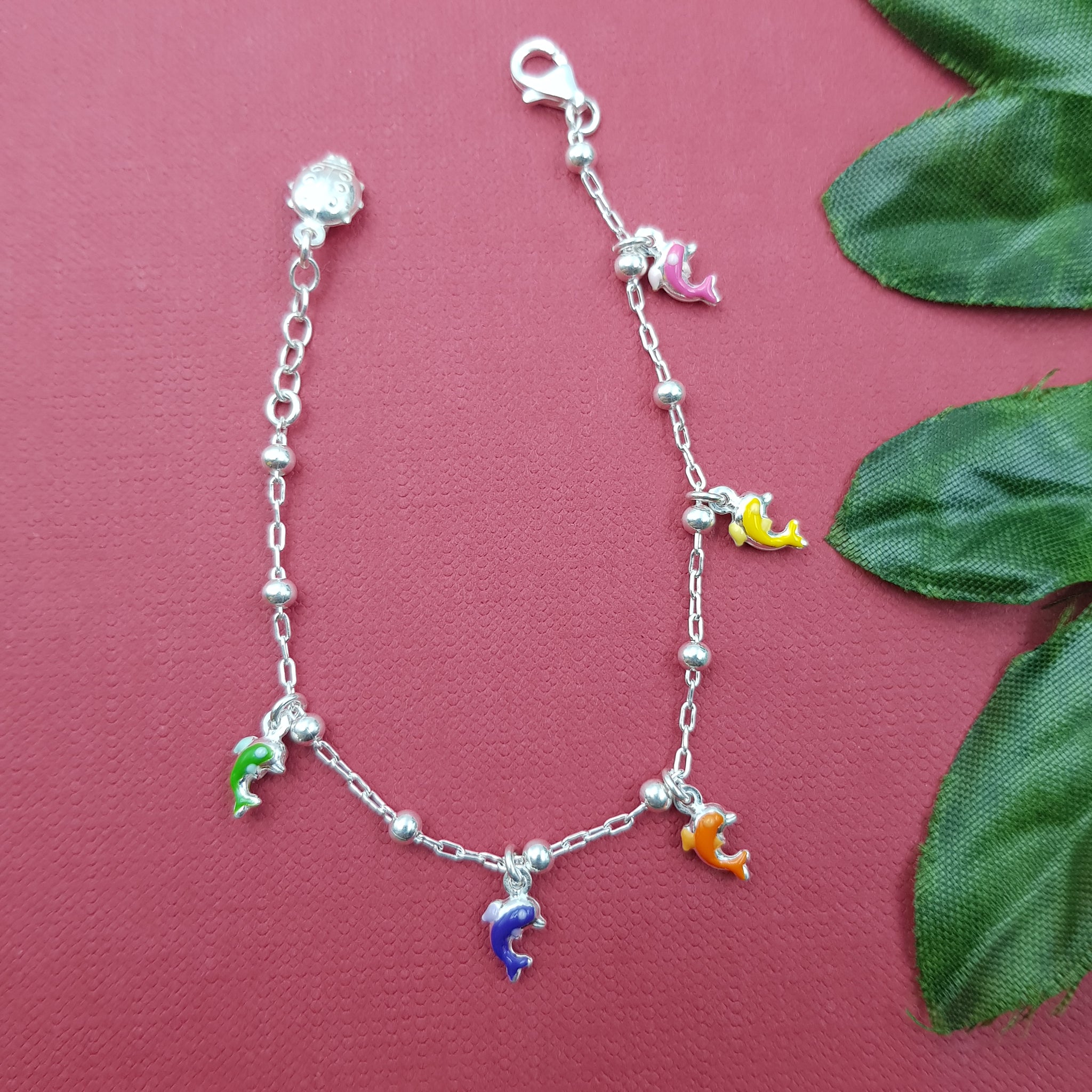 Pure 925 Hallmarked Silver Baby Bracelet 9757-22