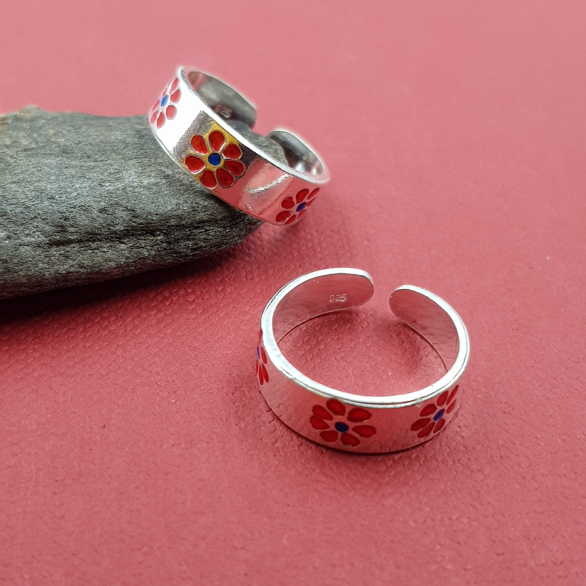 Pure 925 Hallmarked Silver Toe Ring 9747-22